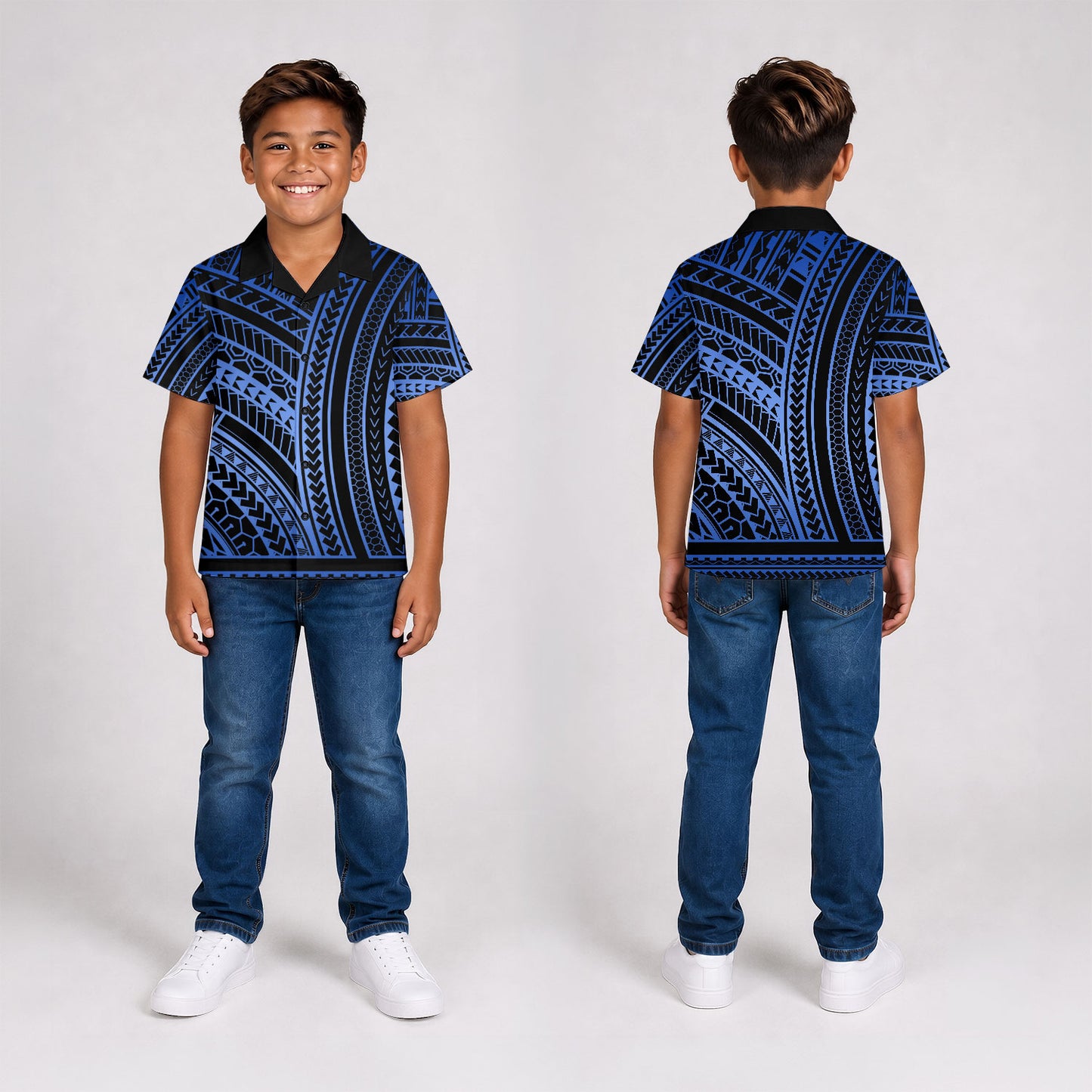 Hawaii Combo Family Polynesian Tribal Pattern