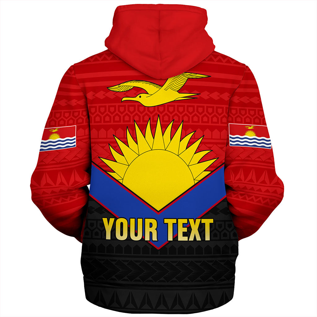 Kiribati Sherpa Hoodie Custom Sport Style Polynesian