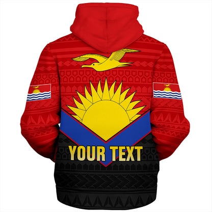 Kiribati Sherpa Hoodie Custom Sport Style Polynesian
