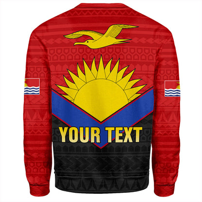 Kiribati Sweatshirt  Custom Sport Style Polynesian