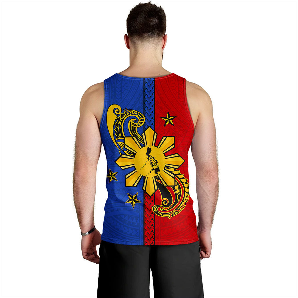 Philippines Filipinos Tank Top Sun Star Polynesia Half Concept