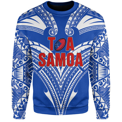 Toa Samoa Sweatshirt Rugby Player Sport Style