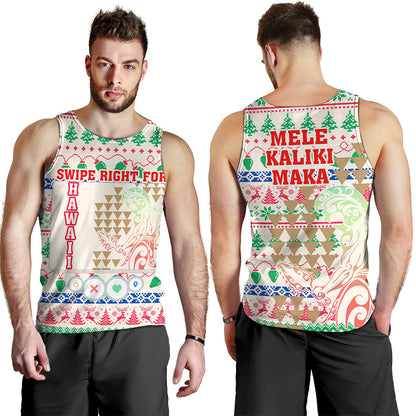 Hawaii Tank Top Swipe Right For Hawaii Christmas