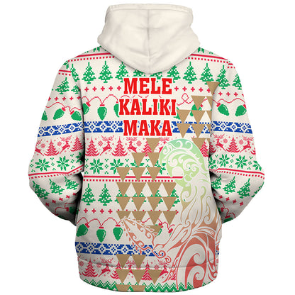 Hawaii Sherpa Hoodie Swipe Right For Hawaii Christmas