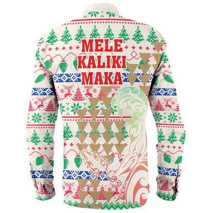 Hawaii Long Sleeve Shirt Swipe Right For Hawaii Christmas