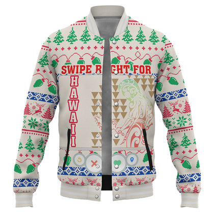 Hawaii Baseball Jacket Swipe Right For Hawaii Christmas