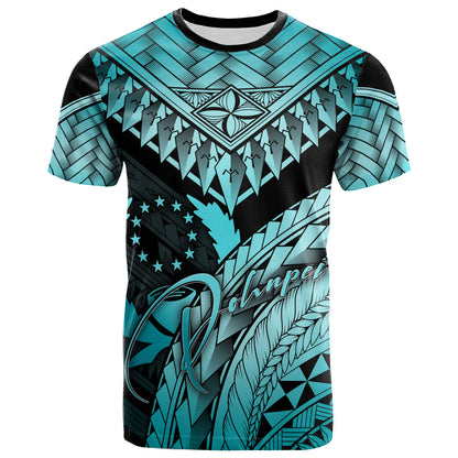 Pohnpei Custom Personalised T-Shirt - Polynesian Necklace and Lauhala