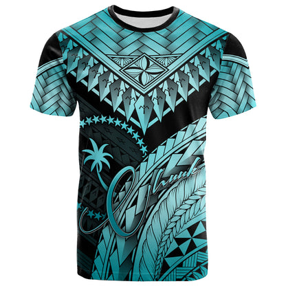 Chuuk Custom Personalised T-Shirt - Polynesian Necklace and Lauhala