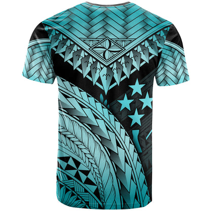 Kosrae Custom Personalised T-Shirt - Polynesian Necklace and Lauhala