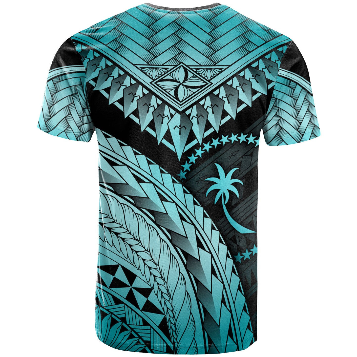 Chuuk Custom Personalised T-Shirt - Polynesian Necklace and Lauhala