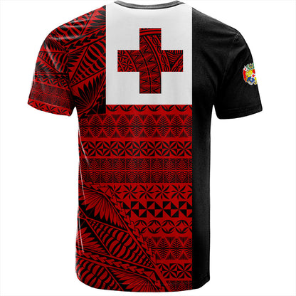 Tonga T-Shirt Flag Ngatu Pattern Style