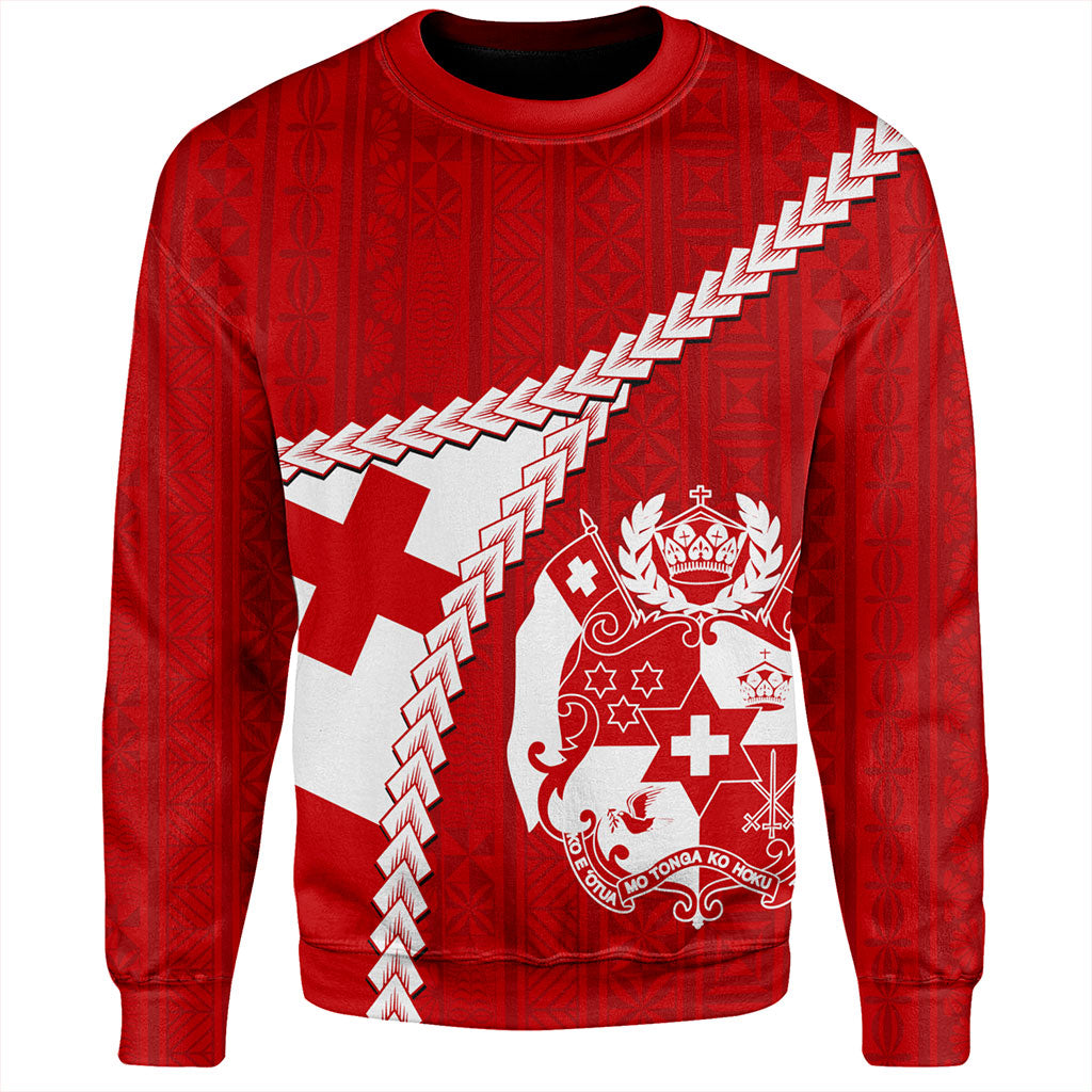 Tonga Sweatshirt Ngatu Tapa Pride Style