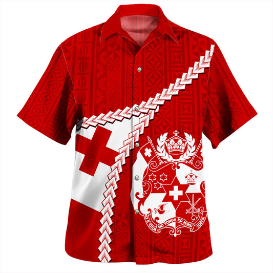 Tonga Hawaiian Shirt Ngatu Tapa Pride Style