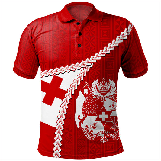 Tonga Polo Shirt Ngatu Tapa Pride Style