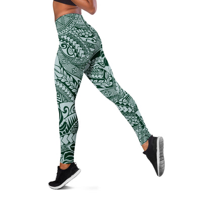 Hawaii Legging Tribal Leaf