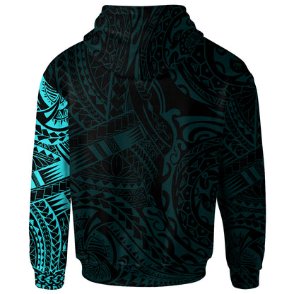 Polynesian Hoodie - Kanaka Maoli Flag Polynesian Tattoo Style Special