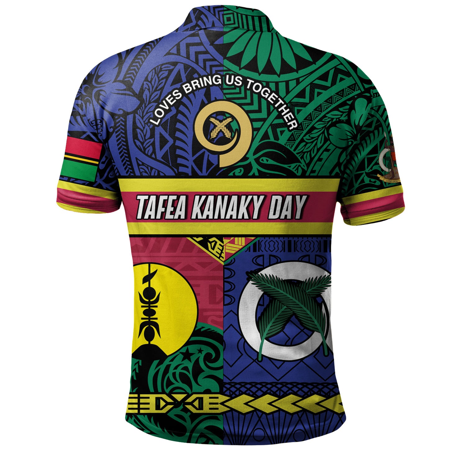Vanuatu Polo Shirt Custom Tafea Kanaky Day Tribal Patterns Special Design