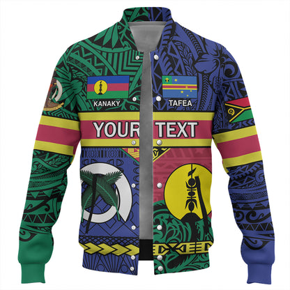 Vanuatu Baseball Jacket Custom Tafea Kanaky Day Tribal Patterns Special Design