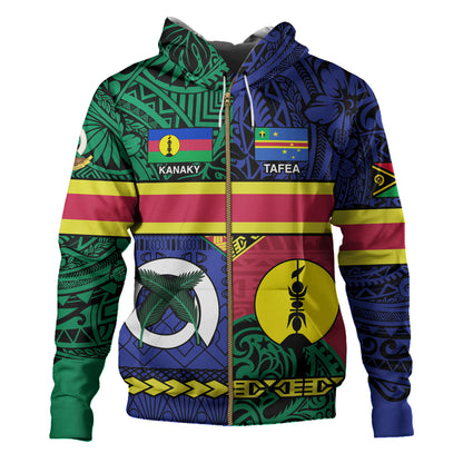 Vanuatu Hoodie Custom Tafea Kanaky Day Tribal Patterns Special Design