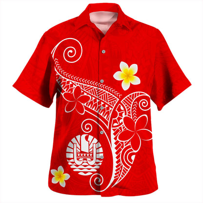 Tahiti Hawaiian Shirt Polynesia Floral Tribal Ver.1