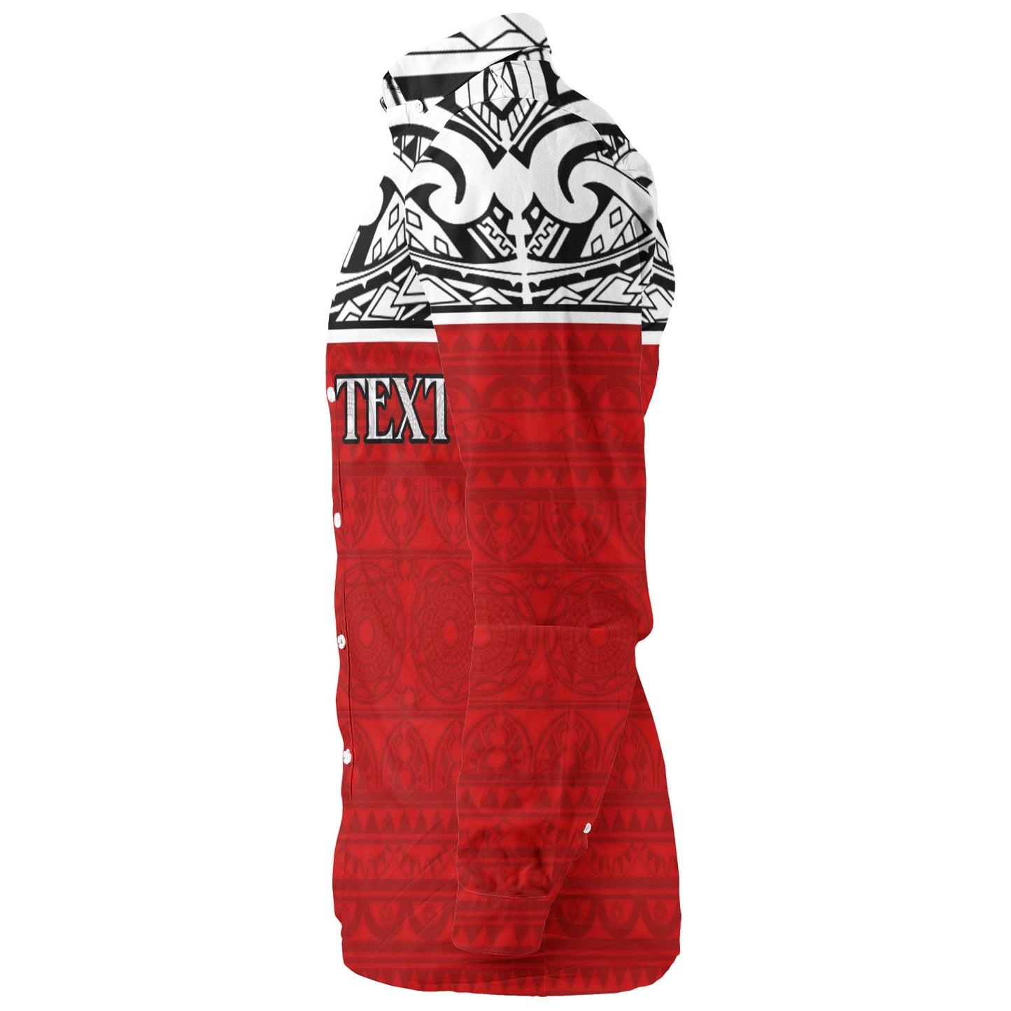 Tahiti Custom Personalised Long Sleeve Shirt Coat Of Arms Polynesia Patterns Style