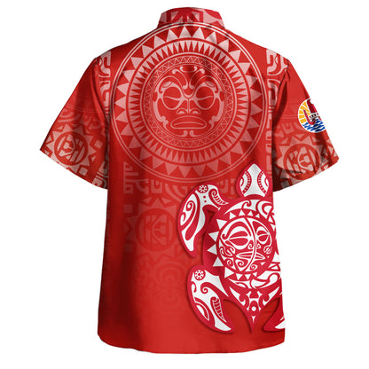 Guam Hawaiian Shirt Tribal Latte Stone Tropical Style