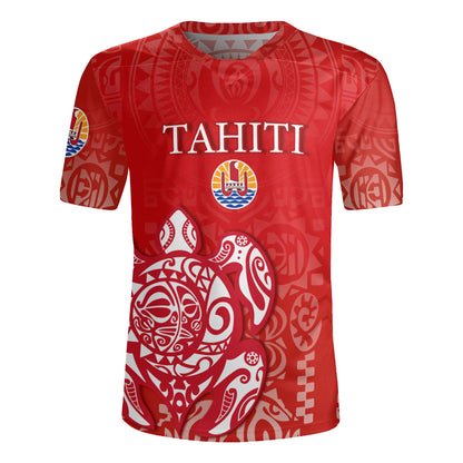 Tahiti Rugby Jersey Tahitian Tribal Tattoos Style