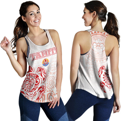 Tahiti Women Tank Tahitian Tribal Tattoos Style