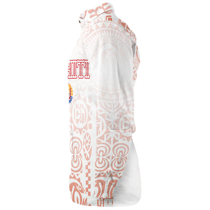 Tahiti Long Sleeve Shirt Tahitian Tribal Tattoos Style