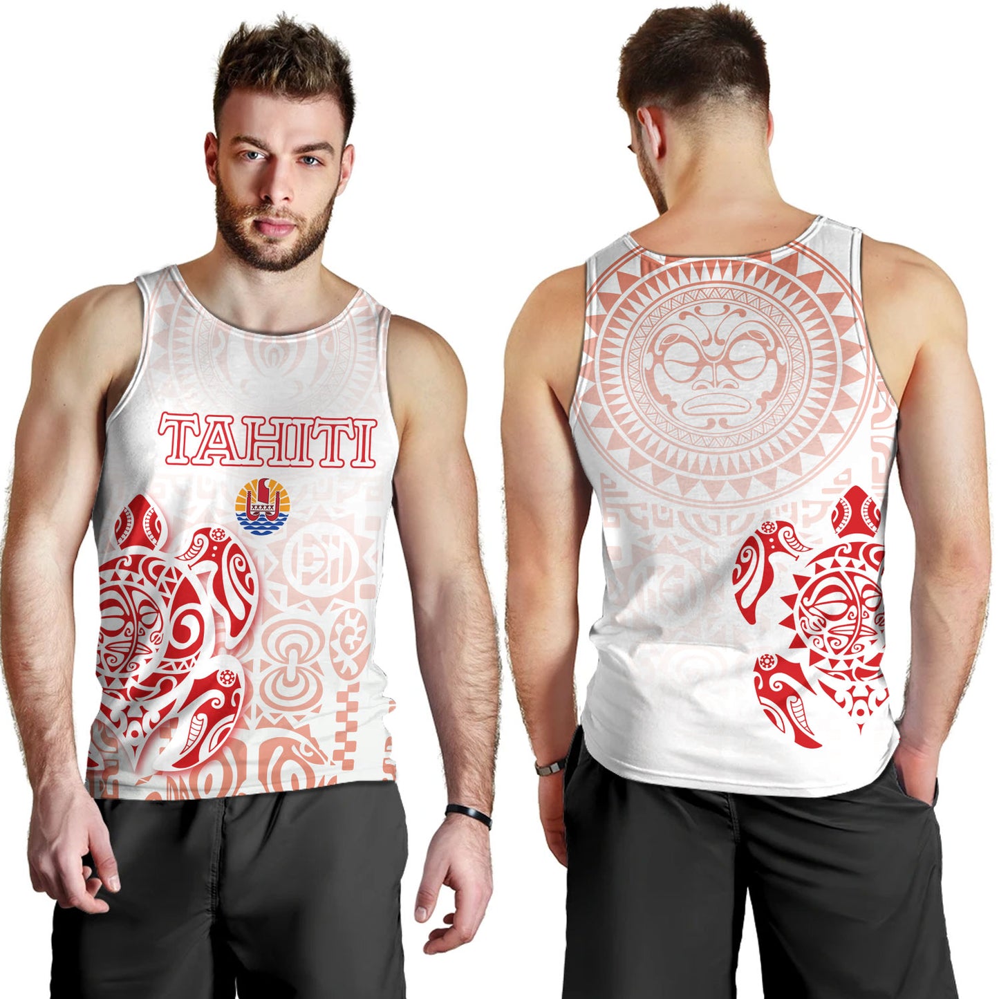 Tahiti Tank Top Tahitian Tribal Tattoos Style