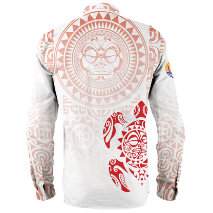 Tahiti Long Sleeve Shirt Tahitian Tribal Tattoos Style
