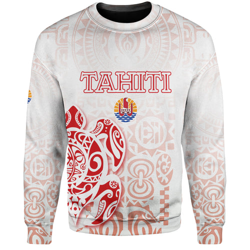 Tahiti Sweatshirt Tahitian Tribal Tattoos Style