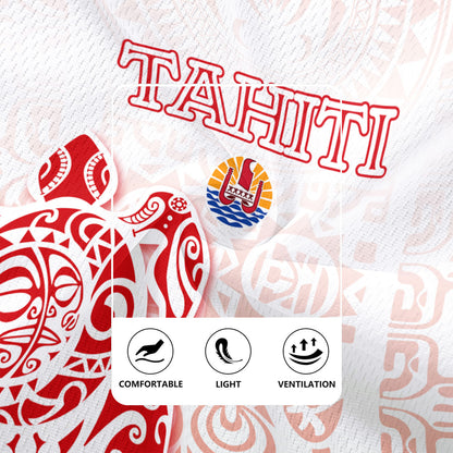 Tahiti Rugby Jersey Tahitian Tribal Tattoos Style