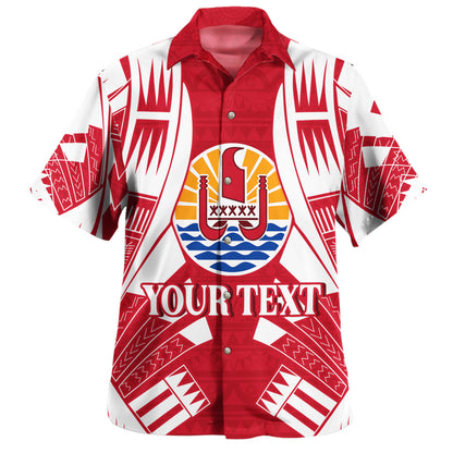 Tahiti Custom Personalised Hawaiian Shirt Tattoo Style