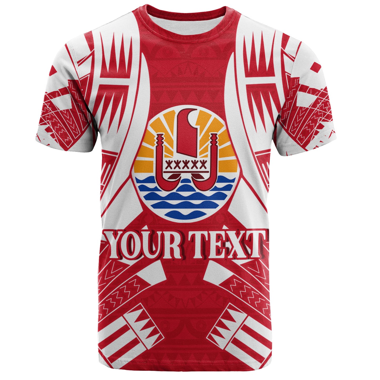 Tahiti Custom Personalised T-Shirt Tattoo Style