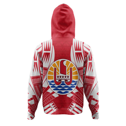 Tahiti Custom Personalised Hoodie Tattoo Style