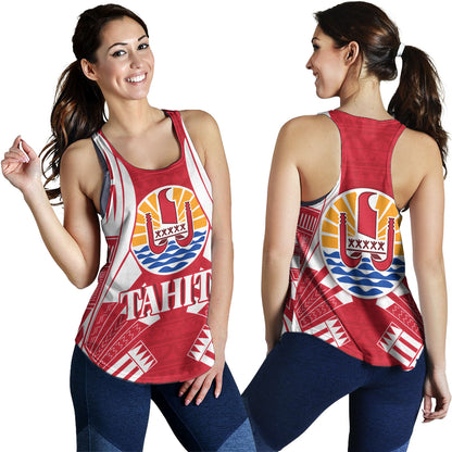 Tahiti Custom Personalised Women Tank Tattoo Style