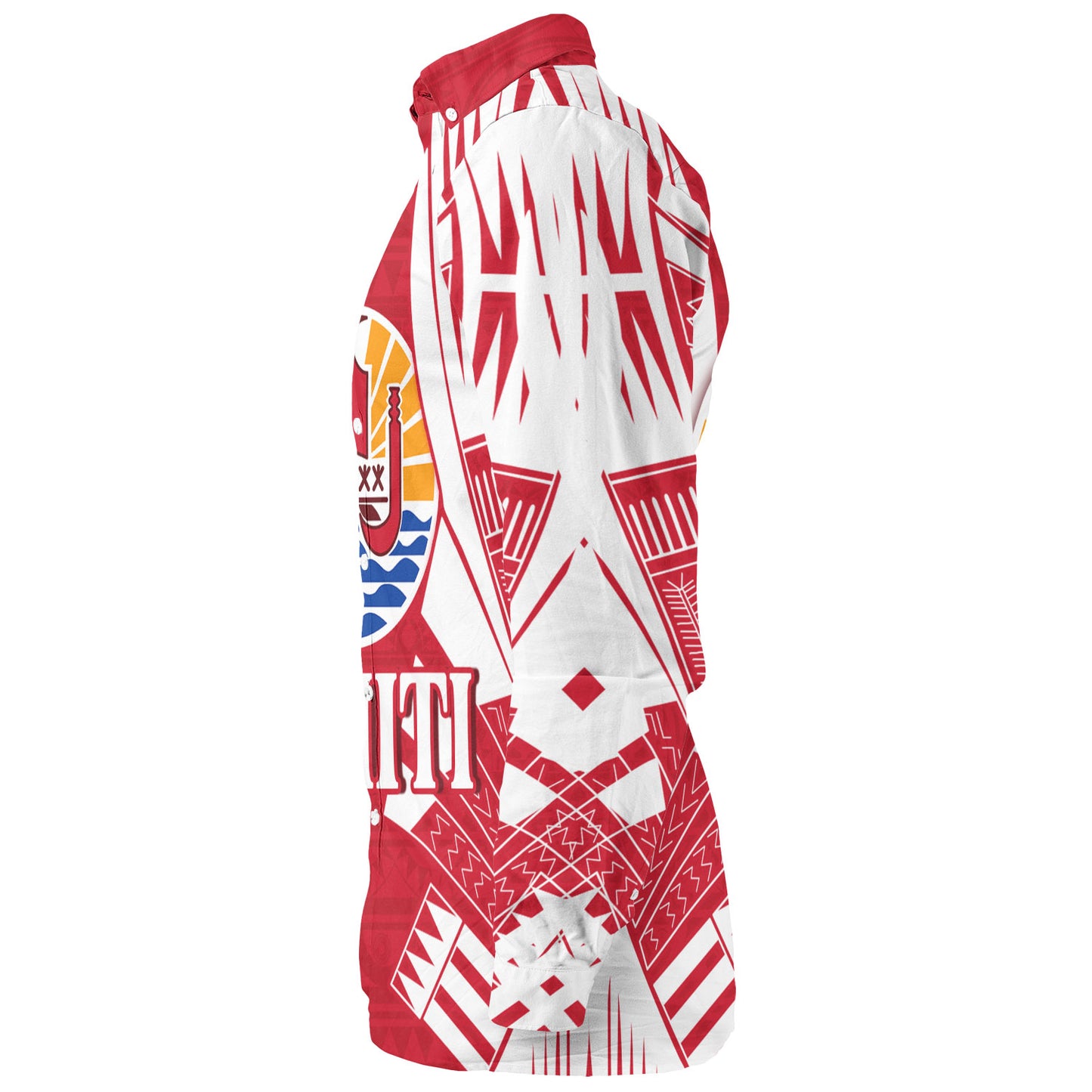 Tahiti Custom Personalised Long Sleeve Shirt Tattoo Style