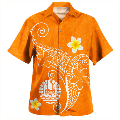 Tahiti Hawaiian Shirt Polynesia Floral Tribal Ver.1
