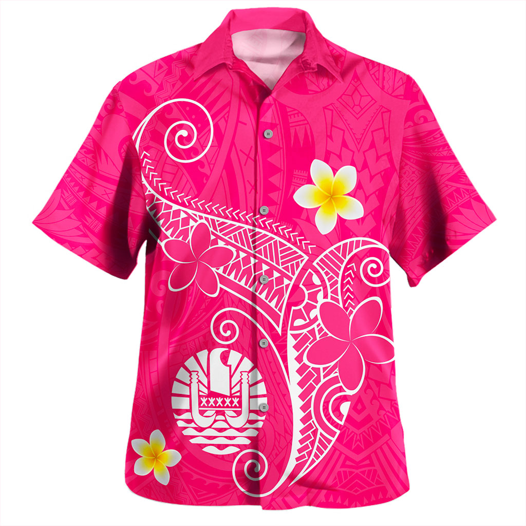 Tahiti Hawaiian Shirt Polynesia Floral Tribal Ver.1