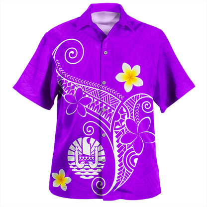 Tahiti Hawaiian Shirt Polynesia Floral Tribal Ver.1