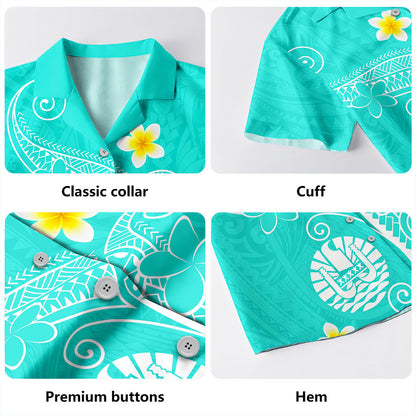 Tahiti Hawaiian Shirt Polynesia Floral Tribal Ver.1