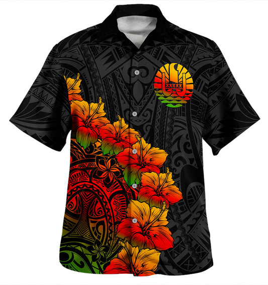 Tahiti Hawaiian Shirt Style Tropical