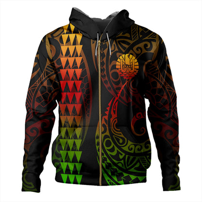 Tahiti Hoodie Kakau Style