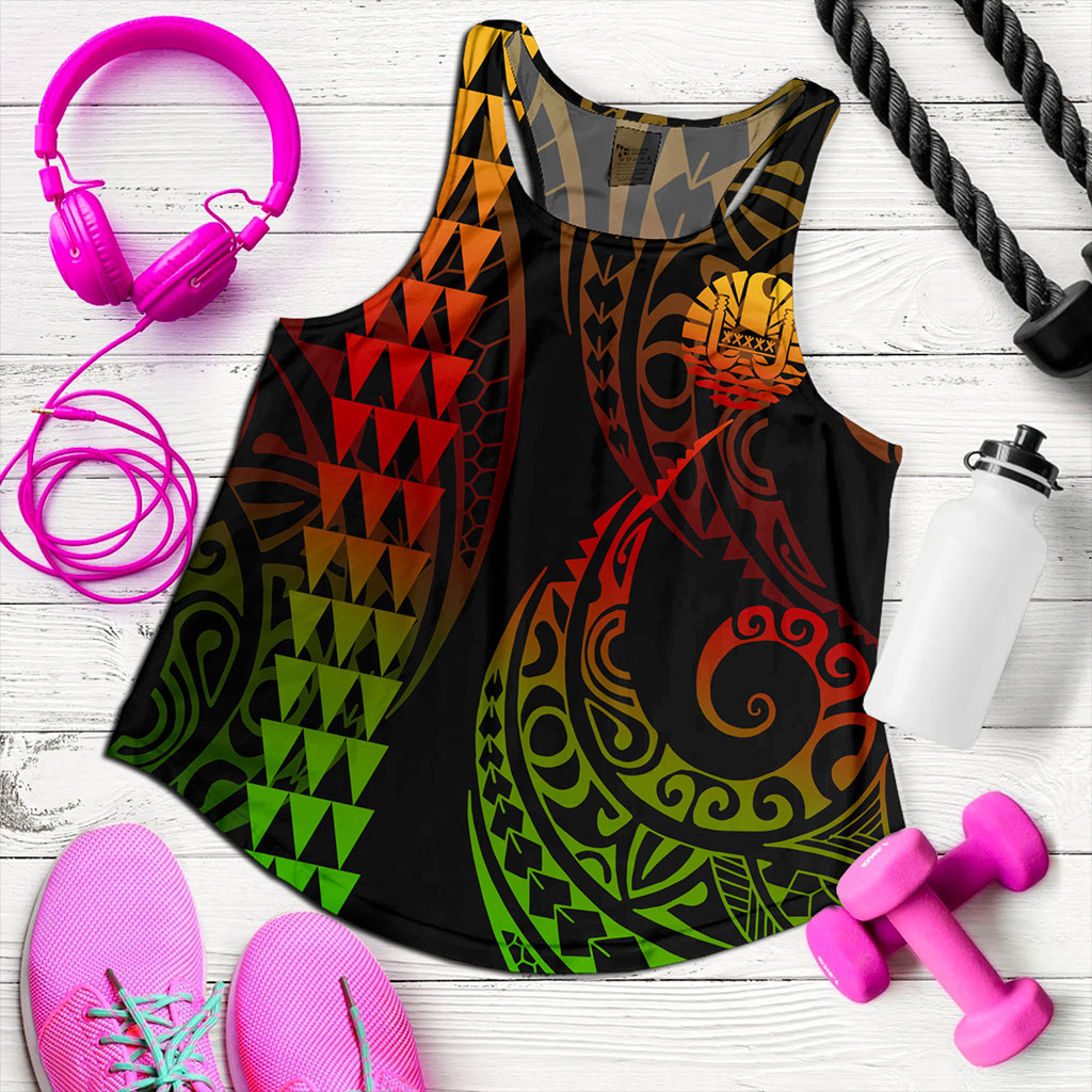 Tahiti Women Tank Kakau Style