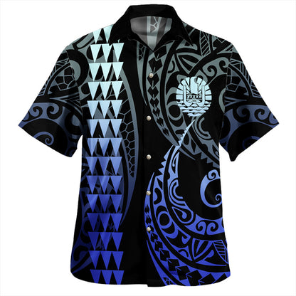 Tahiti Hawaiian Shirt Kakau Style