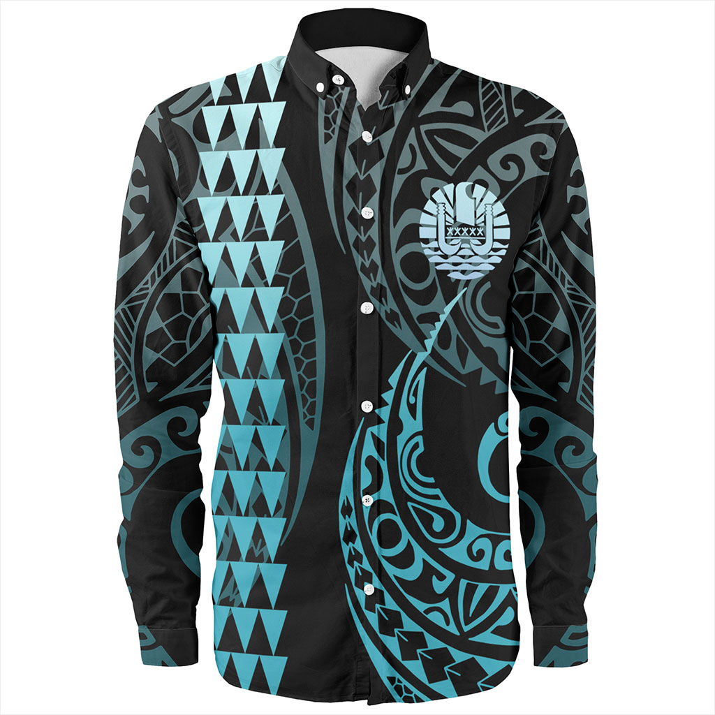 Tahiti Long Sleeve Shirt Kakau Style Ver.1