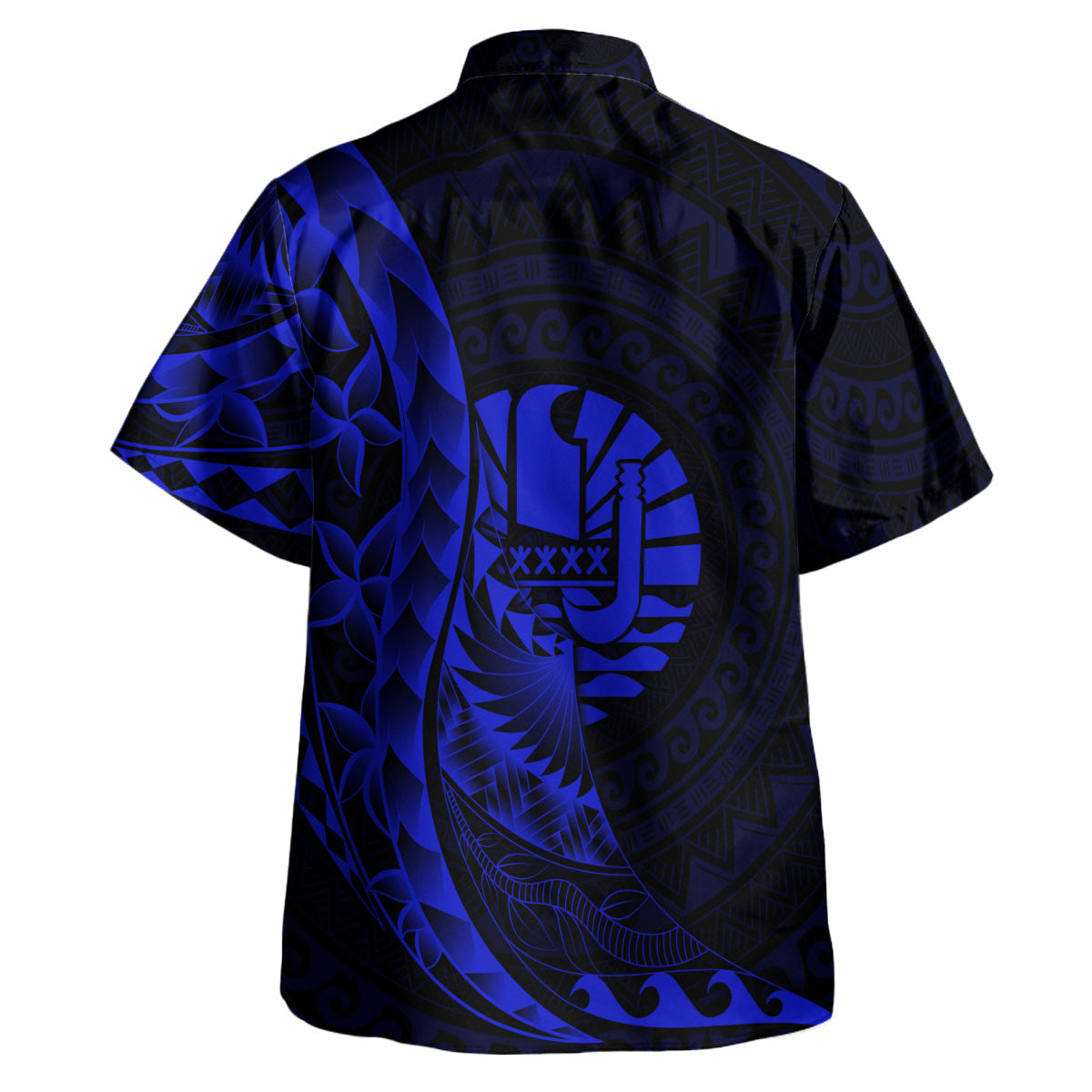 Tahiti Custom Personalised Hawaiian Shirt Polynesian Pattern Style
