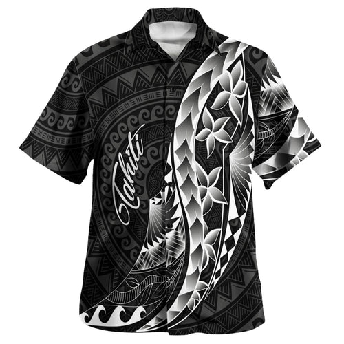 Tahiti Custom Personalised Hawaiian Shirt Polynesian Pattern Style