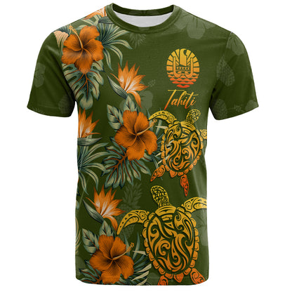 Tahiti T-Shirt Custom Personalised Polynesian Tropical Summer